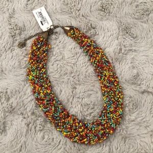 Multicolor Erica Lyons Seed Bead Necklace